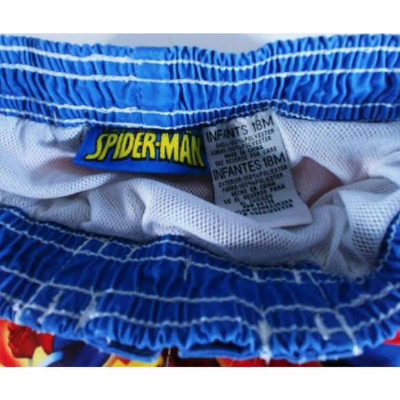 Spiderman Swim Trunks  With Pockets Size 18 Months - Picture 5 of 6